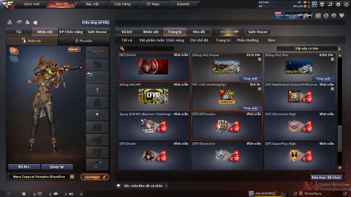 shop acc cf uy tin gia re